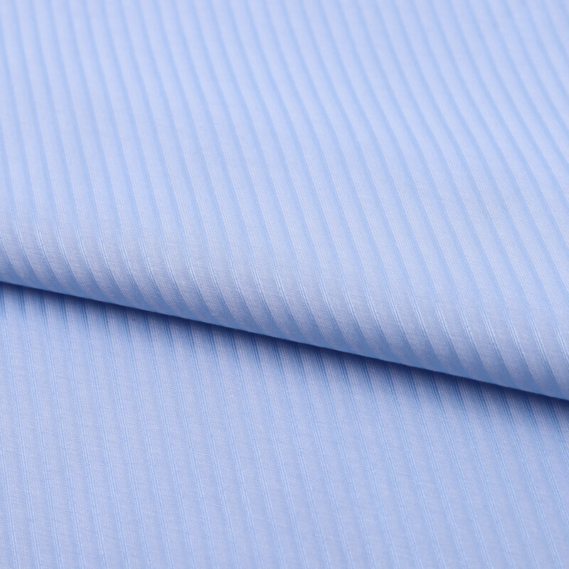 Jacquard Polyester Cotton Blend Woven Twill Fabric for Blouse Wholesal 5